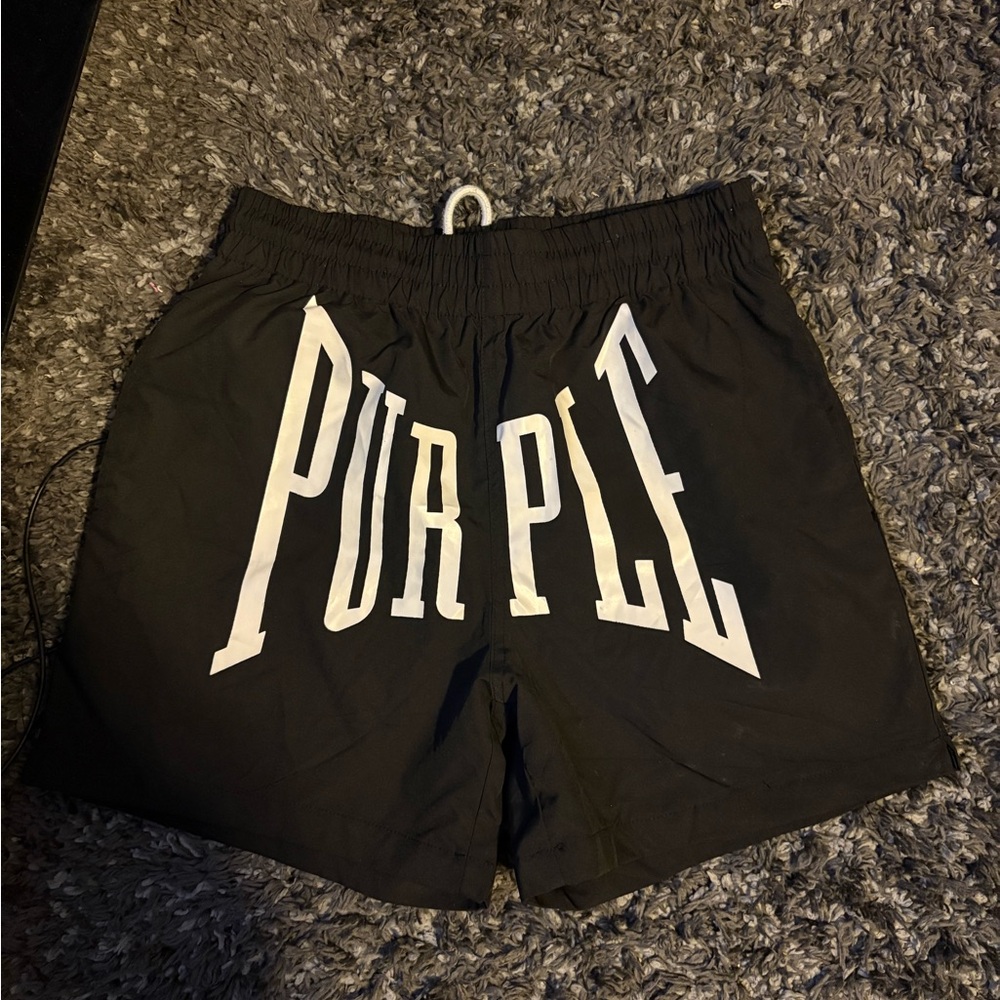 Purple brand purple shorts black